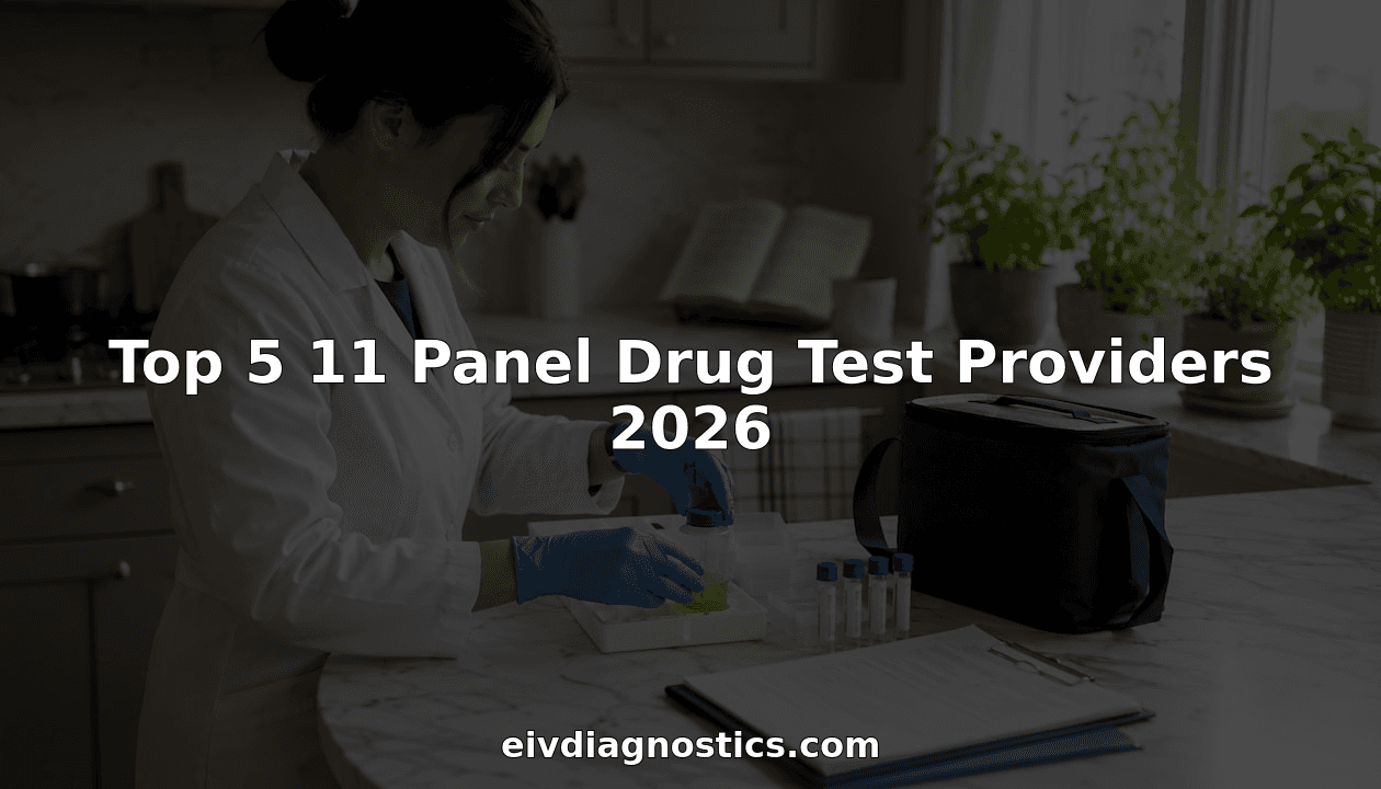 Top 5 11 Panel Drug Test Providers 2026